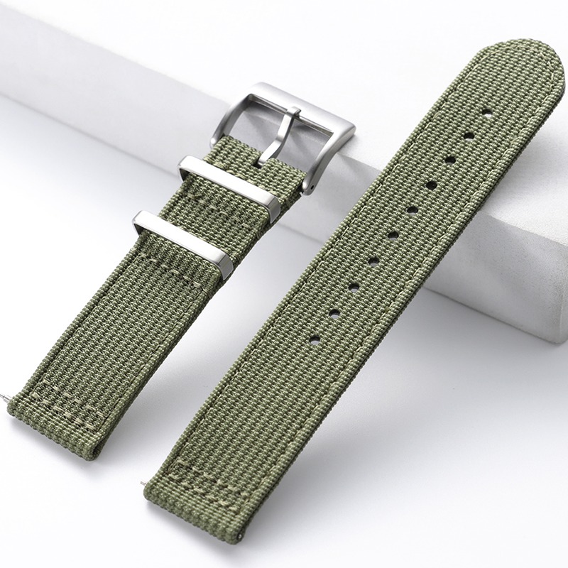 Canvas Strap Watch - สายรัดข้อมือแบบปลดเร็วขนาด 20 มม. 22 มม. สำหรับนาฬิกา