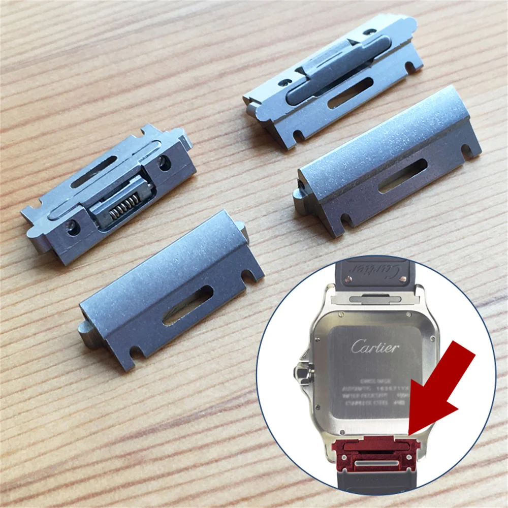 Cartier Watch Santos - Perfect fit อะแดปเตอร์ connrctor สําหรับ Cartier