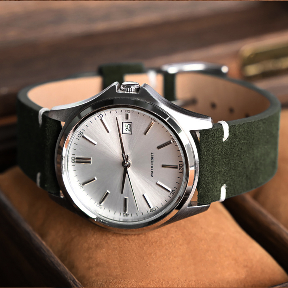 Suede Strap Watch - 14mm 16mm 18mm สายรัดข้อมือ QUICK RELEASE