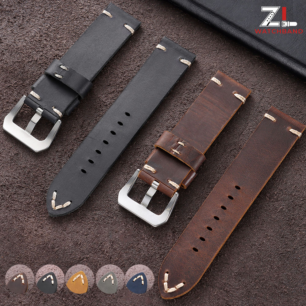 Suede Strap Watch - สายนาฬิกาหนังแท้ ขนาด 18 มม. 20 มม.