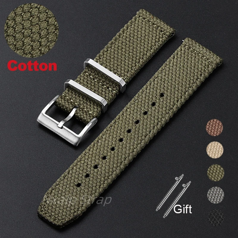 Nato Strap Nylon - 20 มม.22 มม.ผ้าฝ้ายไนลอนสายนาฬิกาทหารกีฬาสําหรับ Seiko สําหรับ Omega