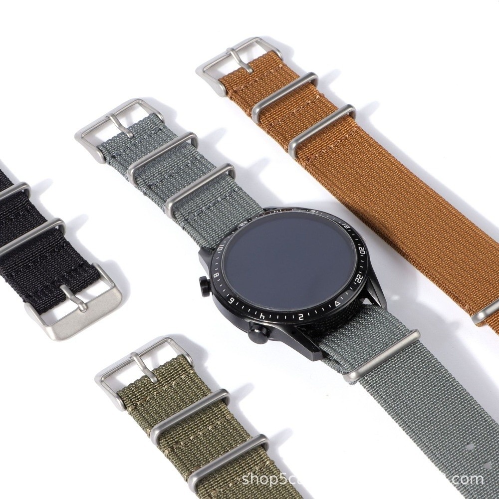 14/16/18/20/22 มม.สายนาฬิกา NA - Nato Strap Nylon บทวิจารณ์และราคา