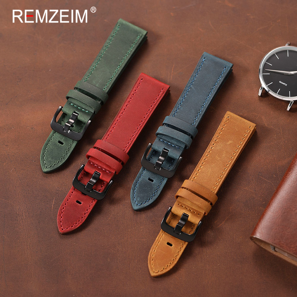 สายนาฬิกาหนังแท้ลายคลาสสิคสำหร - Suede Strap Watch บทวิจารณ์และราคา
