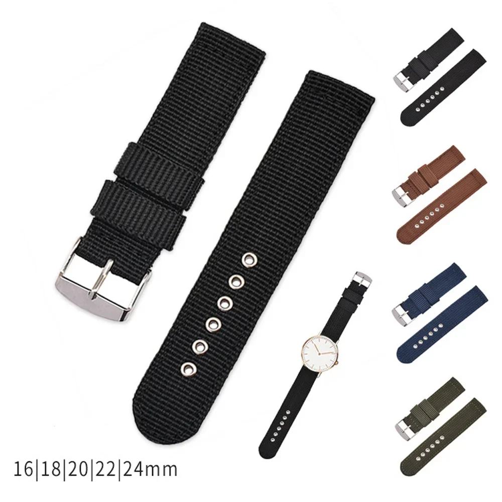 สายไนล่อนนิ่มและสะดวกสบายสำหรั - Canvas Strap Watch บทวิจารณ์และราคา