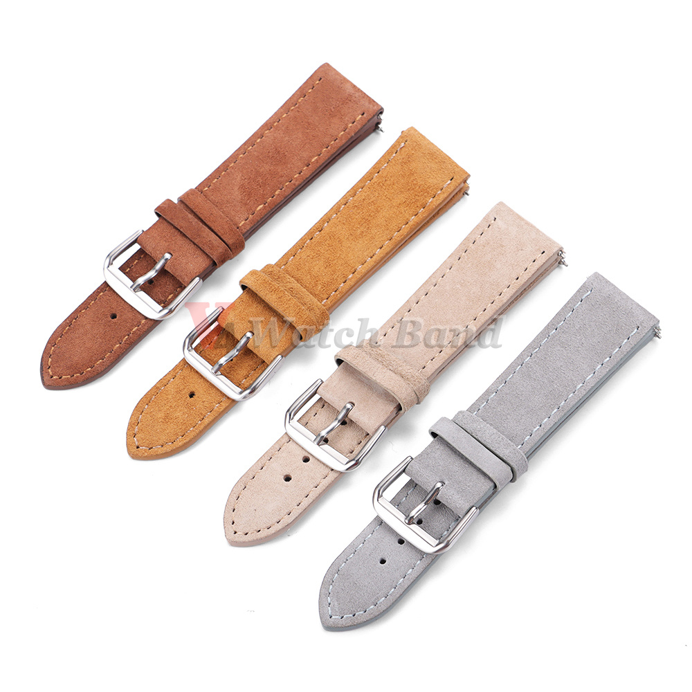สายนาฬิกาหนังกลับ 18 มม. 19 มม - Suede Strap Watch บทวิจารณ์และราคา