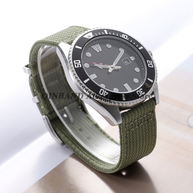 สายรัดข้อมือแบบปลดเร็วขนาด 20  - Canvas Strap Watch บทวิจารณ์และราคา