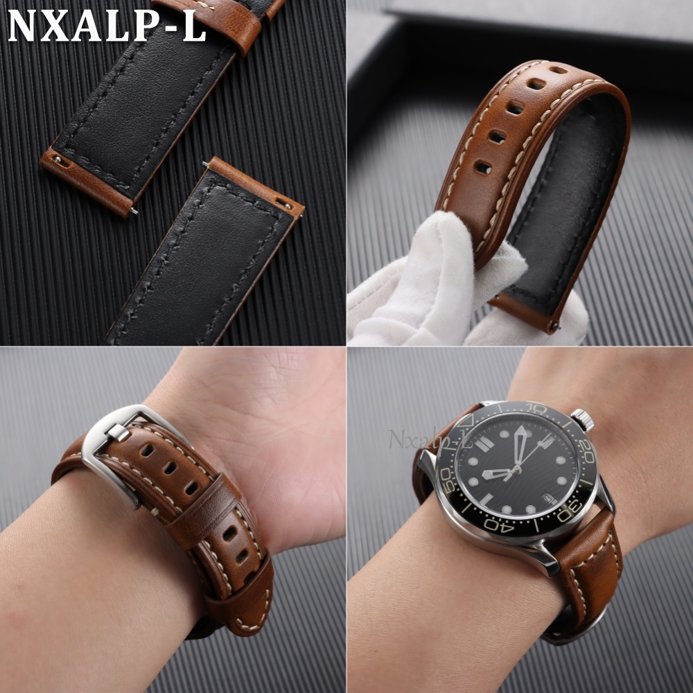 สายนาฬิกาหนังวัวเคลือบแว็กซ์ 1 - Omega Watch Speedmaster บทวิจารณ์และราคา