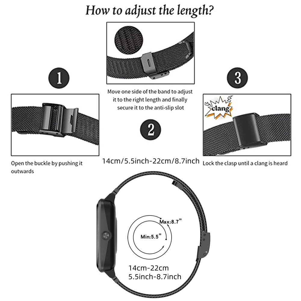 สายโลหะสำหรับสายนาฬิกาเกียรติย - Mesh Strap Metal บทวิจารณ์และราคา