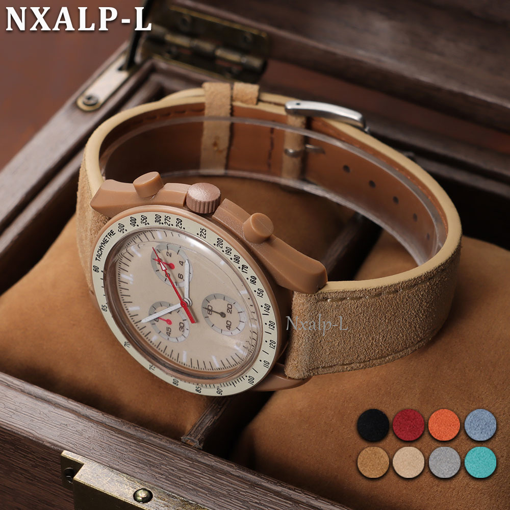 สายหนังวัวแท้แบบนุ่มสไตล์วินเท - Suede Strap Watch บทวิจารณ์และราคา