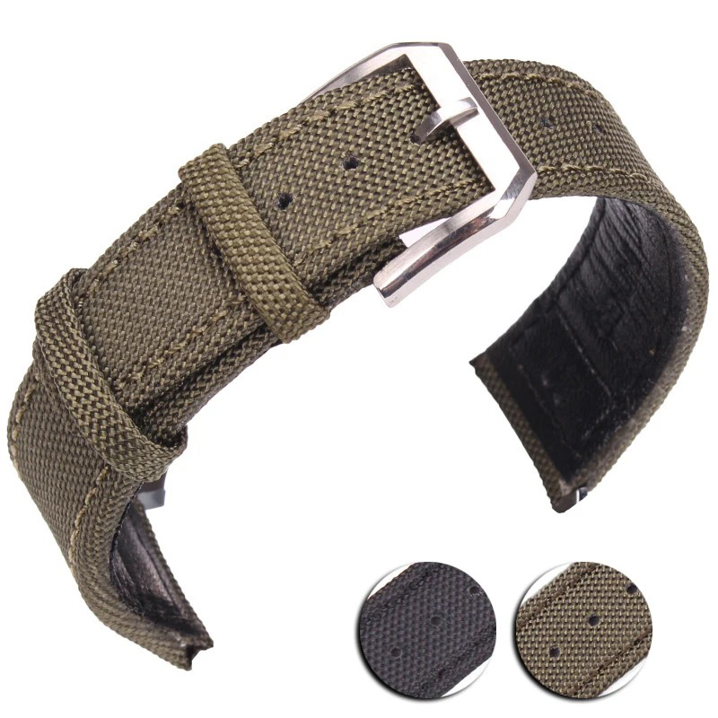 สายนาฬิกาหนังไนลอนแท้20มม. 21ม - Nato Strap Nylon บทวิจารณ์และราคา
