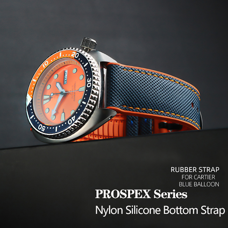 20มม.22มม.ไนลอนด้านล่างซิลิโคน - Seiko Watch Prospex บทวิจารณ์และราคา