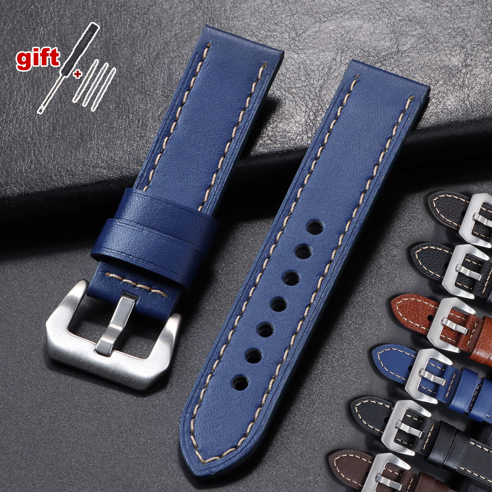18 มม.20 มม.22 มม.24 มม.สายนาฬ - Suede Strap Watch บทวิจารณ์และราคา