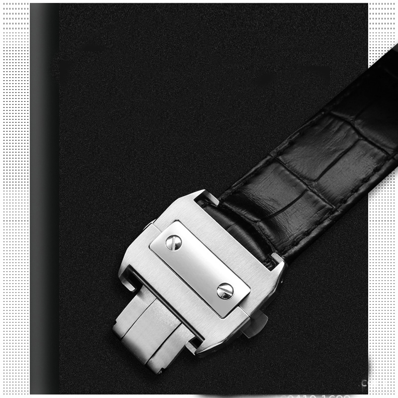 สายนาฬิกาหนังแท้คุณภาพสูงสำหรั - Cartier Watch Santos บทวิจารณ์และราคา