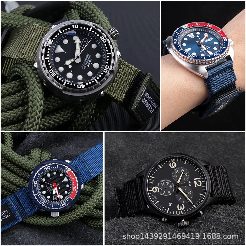 สายนาฬิกานาโตไนลอนยอดนิยมสำหรั - Nato Strap Nylon บทวิจารณ์และราคา