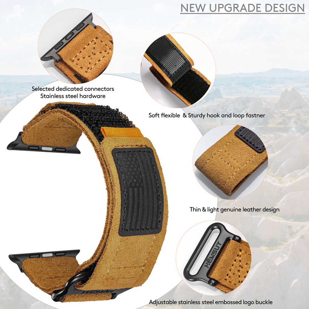 สายนาฬิกา Apple Se10 ขนาด 42 4 - Suede Strap Watch บทวิจารณ์และราคา